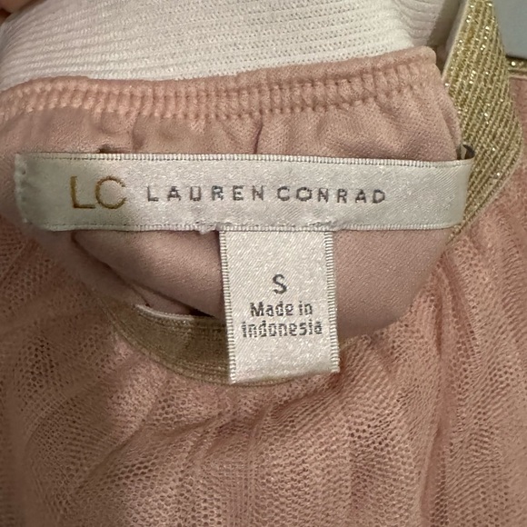 LC Lauren Conrad Tan Pleated Maxi Skirt Resort Wear - Picture 2 of 10